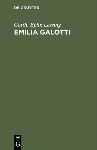 Produktbild: Emilia Galotti