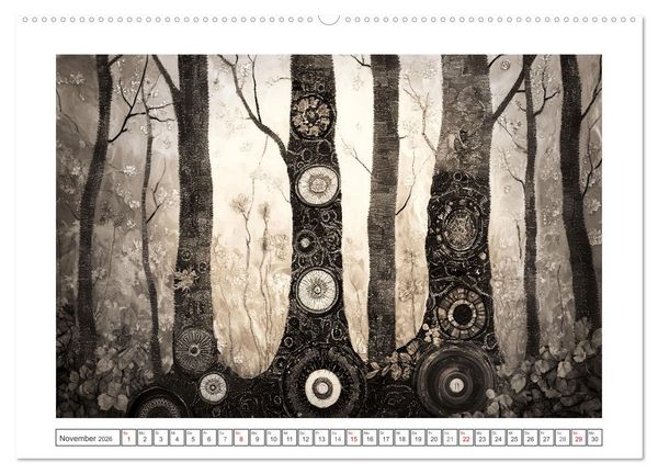 Produktbild: Waldsicht - Ein Lichterspiel (Wandkalender 2026 DIN A2 quer), CALVENDO Monatskalender