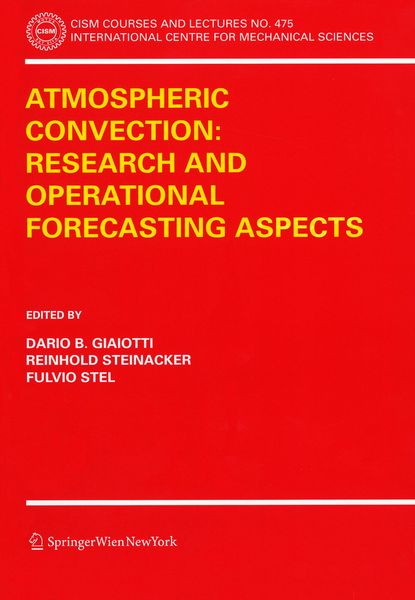 Produktbild: Atmospheric Convection: Research and Operational Forecasting Aspects