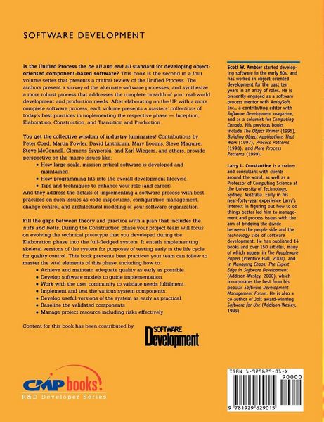 Produktbild: The Unified Process Construction Phase