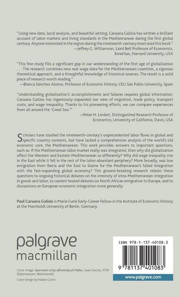 Produktbild: Mediterranean Labor Markets in the First Age of Globalization