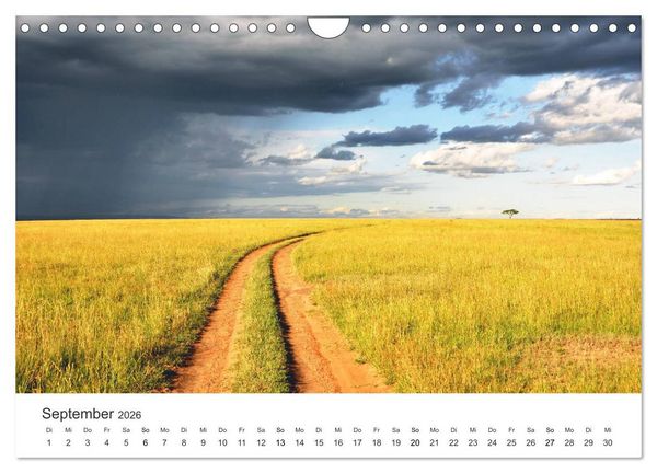 Produktbild: Safari durch Afrika (Wandkalender 2026 DIN A4 quer), CALVENDO Monatskalender