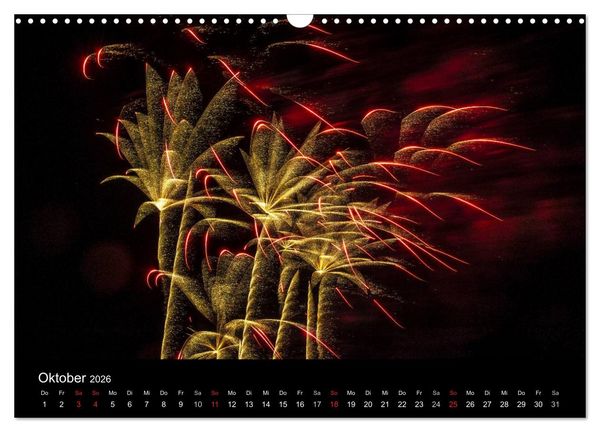 Produktbild: Das Feuerwerk (Wandkalender 2026 DIN A3 quer), CALVENDO Monatskalender