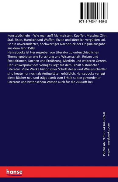 Produktbild: Kunstab&uuml;chlein