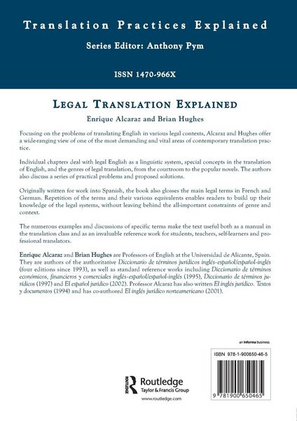 Produktbild: Legal Translation Explained