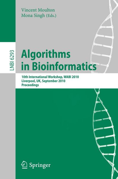 Produktbild: Algorithms in Bioinformatics