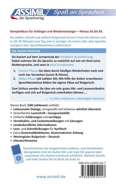 Produktbild: Assimil Bulgarisch ohne M&uuml;he