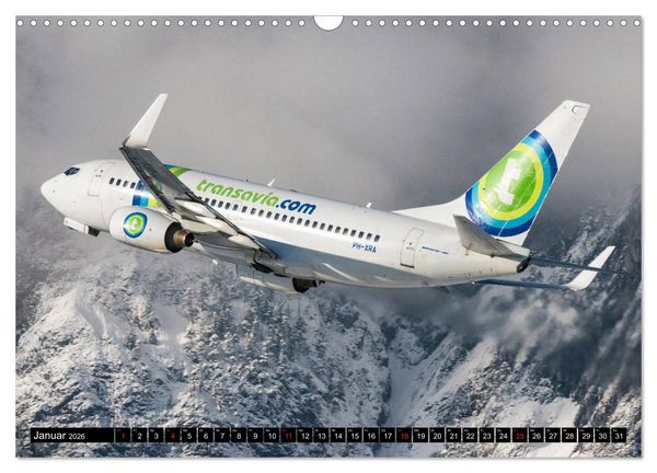Produktbild: Flugzeugkalender (Wandkalender 2026 DIN A3 quer), CALVENDO Monatskalender