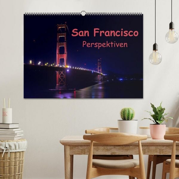 Produktbild: San Francisco Perspektiven (Wandkalender 2026 DIN A2 quer), CALVENDO Monatskalender
