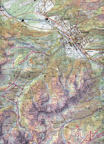 Produktbild: Swisstopo 1 : 50 000 Montafon Ski