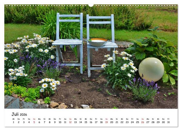 Produktbild: Mein Garten Eine Leidenschaft (Wandkalender 2026 DIN A2 quer), CALVENDO Monatskalender