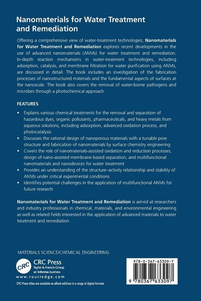 Produktbild: Nanomaterials for Water Treatment and Remediation