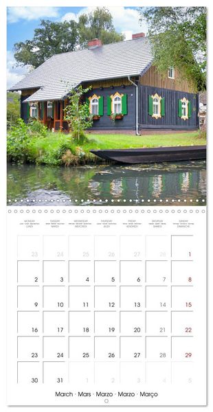 Produktbild: Spreewald - A Natural Paradise (Wall Calendar 2026 12 &times; 12 Inch) CALVENDO 12 Month Wall Calendar