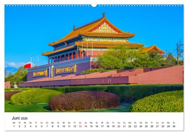 Produktbild: Traumhaftes China (Wandkalender 2026 DIN A2 quer), CALVENDO Monatskalender