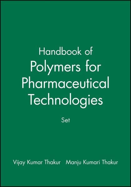 Produktbild: Handbook of Polymers for Pharmaceutical Technologies, Set