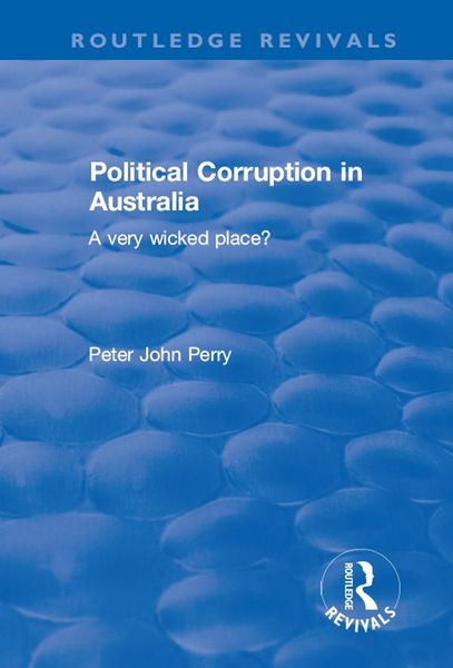 Produktbild: Political Corruption in Australia