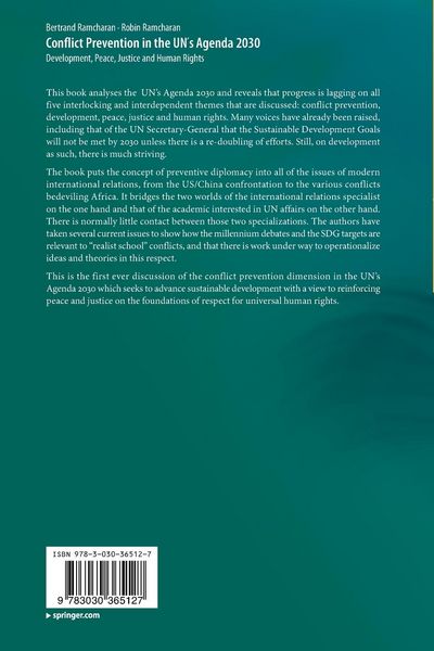 Produktbild: Conflict Prevention in the UN&acute;s Agenda 2030