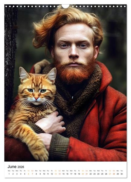 Produktbild: Purrrfect Companions (Wall Calendar 2026 DIN A3 portrait), CALVENDO 12 Month Wall Calendar