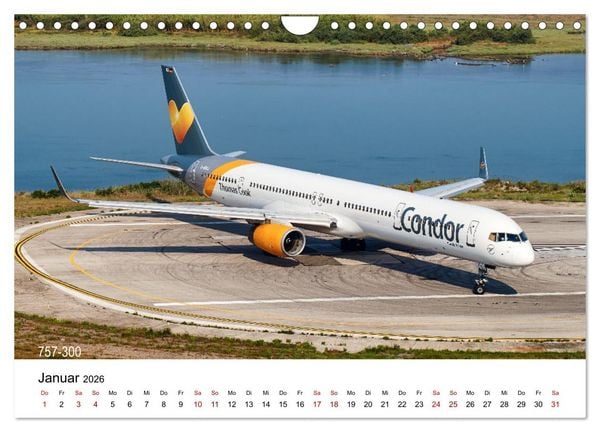 Produktbild: Flugzeuge von Boeing (Wandkalender 2026 DIN A4 quer), CALVENDO Monatskalender