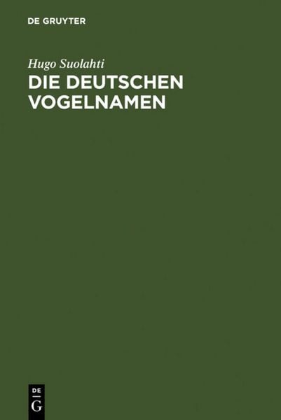 Produktbild: Die deutschen Vogelnamen