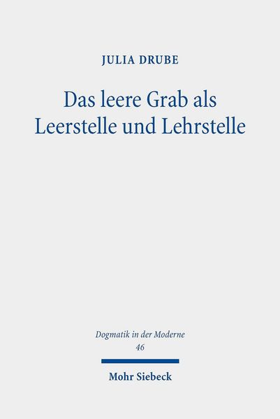 Produktbild: Das leere Grab als Leerstelle und Lehrstelle