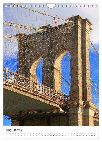 Produktbild: New York - sehenswertes Manhattan bei Tag und Nacht (Wandkalender 2026 DIN A4 hoch), CALVENDO Monatskalender