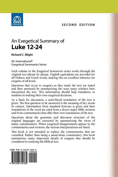 Produktbild: An Exegetical Summary of Luke 12-24, 2nd Edition