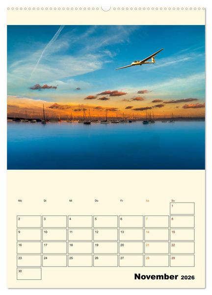 Produktbild: Segelfliegen - dem Himmel ganz nah (hochwertiger Premium Wandkalender 2026 DIN A2 hoch), Kunstdruck in Hochglanz