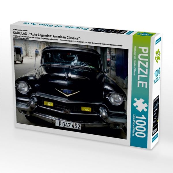 Produktbild: CALVENDO Puzzle CADILLAC - Ein Motiv aus dem Kalender "Auto-Legenden: American Classics" | 1000 Teile Lege-Gr&ouml;&szlig;e 64x48cm Foto-Puzzle f&uuml;r gl&uuml;ckliche Stunden