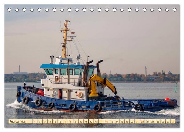 Produktbild: Schlepper - b&auml;renstarke Arbeitstiere (Tischkalender 2026 DIN A5 quer), CALVENDO Monatskalender