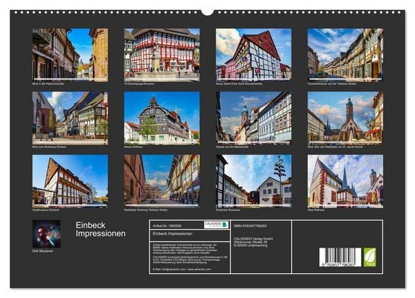 Produktbild: Einbeck Impressionen (hochwertiger Premium Wandkalender 2026 DIN A2 quer), Kunstdruck in Hochglanz