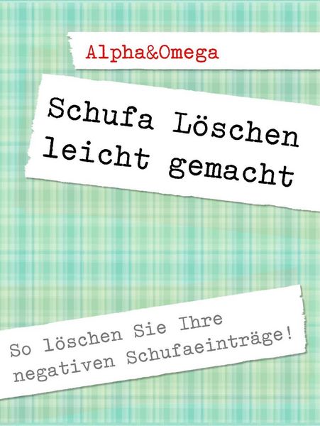 Produktbild: Schufa L&ouml;schen leicht gemacht