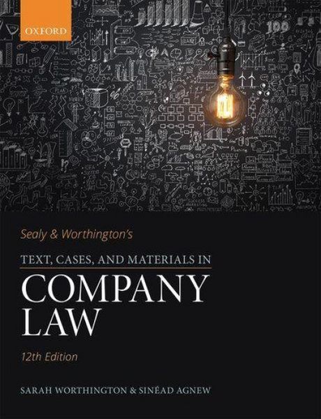 Produktbild: Sealy & Worthington's Text, Cases, and Materials in Company Law