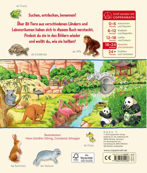 Produktbild: Bilder suchen - Wörter finden: Such mit bei den Tieren