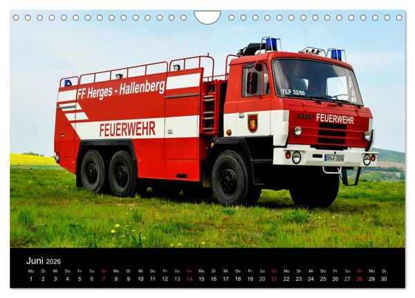 Produktbild: Einsatzfahrzeuge (Wandkalender 2026 DIN A4 quer), CALVENDO Monatskalender