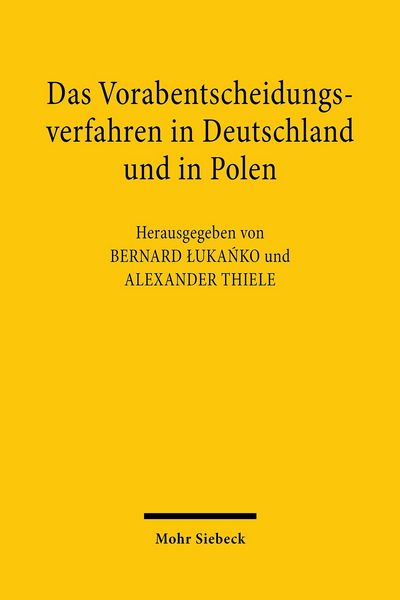 Produktbild: Das Vorabentscheidungsverfahren in Deutschland und in Polen