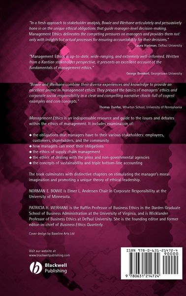 Produktbild: Management Ethics