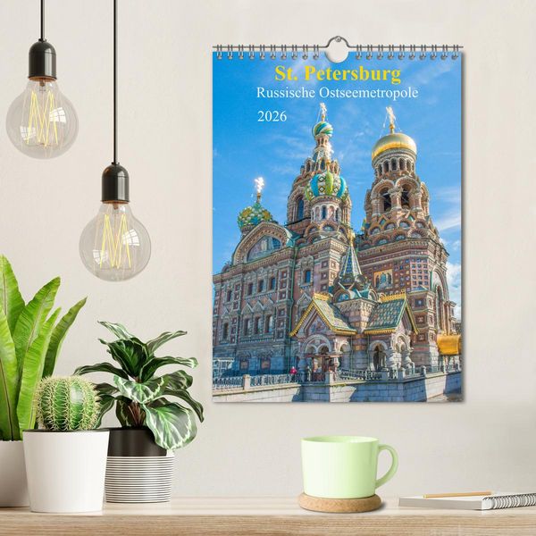 Produktbild: St. Petersburg - Russische Ostseemetropole (Wandkalender 2026 DIN A4 hoch), CALVENDO Monatskalender