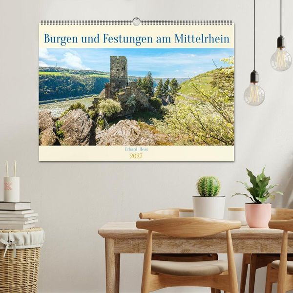 Produktbild: Burgen und Festungen am Mittelrhein (Wandkalender 2027 DIN A2 quer), CALVENDO Monatskalender