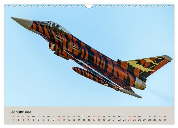 Produktbild: Kampfjet Eurofighter Typhoon (Wandkalender 2026 DIN A3 quer), CALVENDO Monatskalender