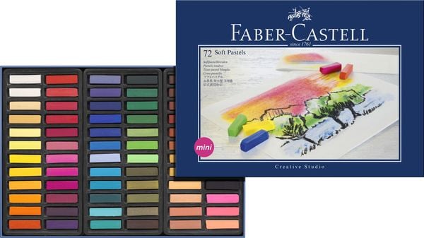 Produktbild: Faber-Castell Softpastellkreiden Mini, 72er Set