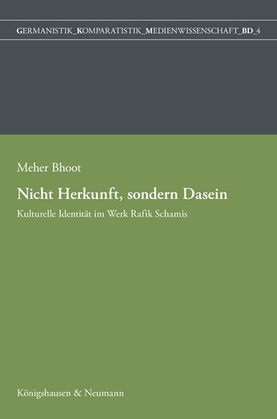 Produktbild: Nicht Herkunft, sondern Dasein