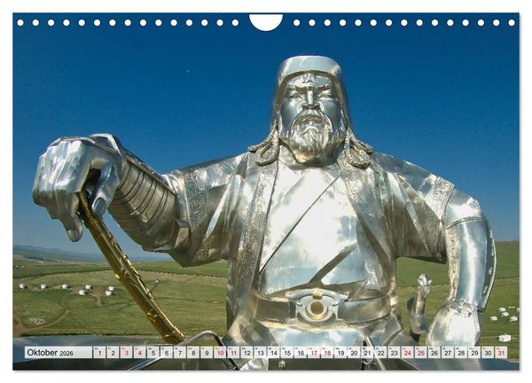 Produktbild: Mongolei Endlose Weite (Wandkalender 2026 DIN A4 quer), CALVENDO Monatskalender