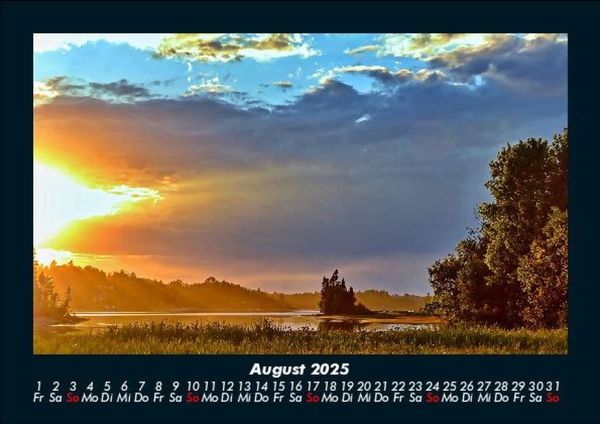 Produktbild: Landschaftskalender 2025 Fotokalender DIN A5