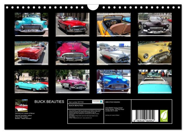 Produktbild: BUICK BEAUTIES (Wall Calendar 2026 DIN A4 landscape), CALVENDO 12 Month Wall Calendar