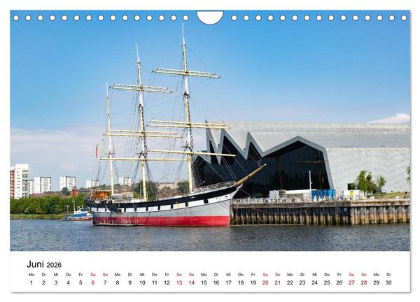 Produktbild: Faszination Glasgow (Wandkalender 2026 DIN A4 quer), CALVENDO Monatskalender