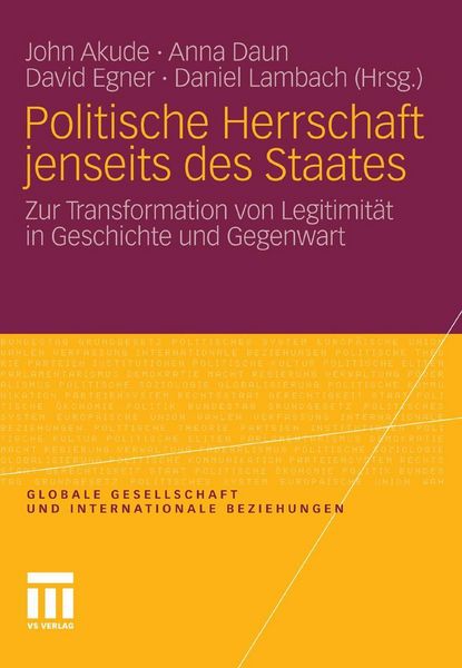 Produktbild: Politische Herrschaft jenseits des Staates