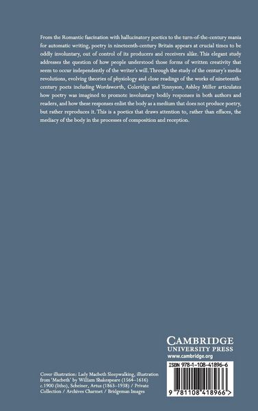 Produktbild: Poetry, Media, and the Material Body