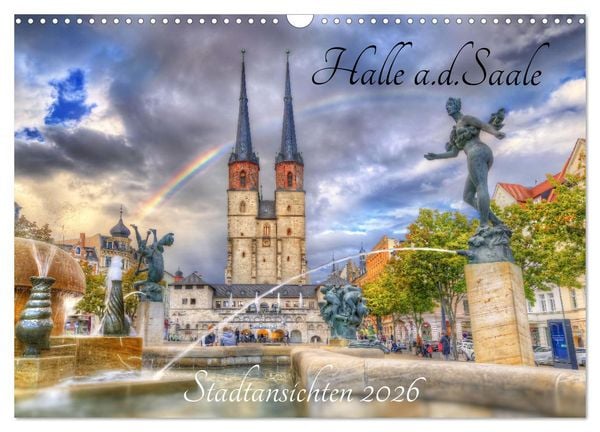 Produktbild: Halle an der Saale - Stadtansichten (Wandkalender 2026 DIN A3 quer), CALVENDO Monatskalender