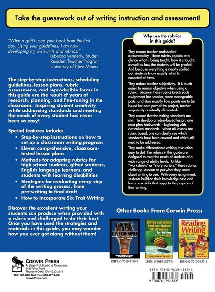 Produktbild: Teaching Writing With Rubrics